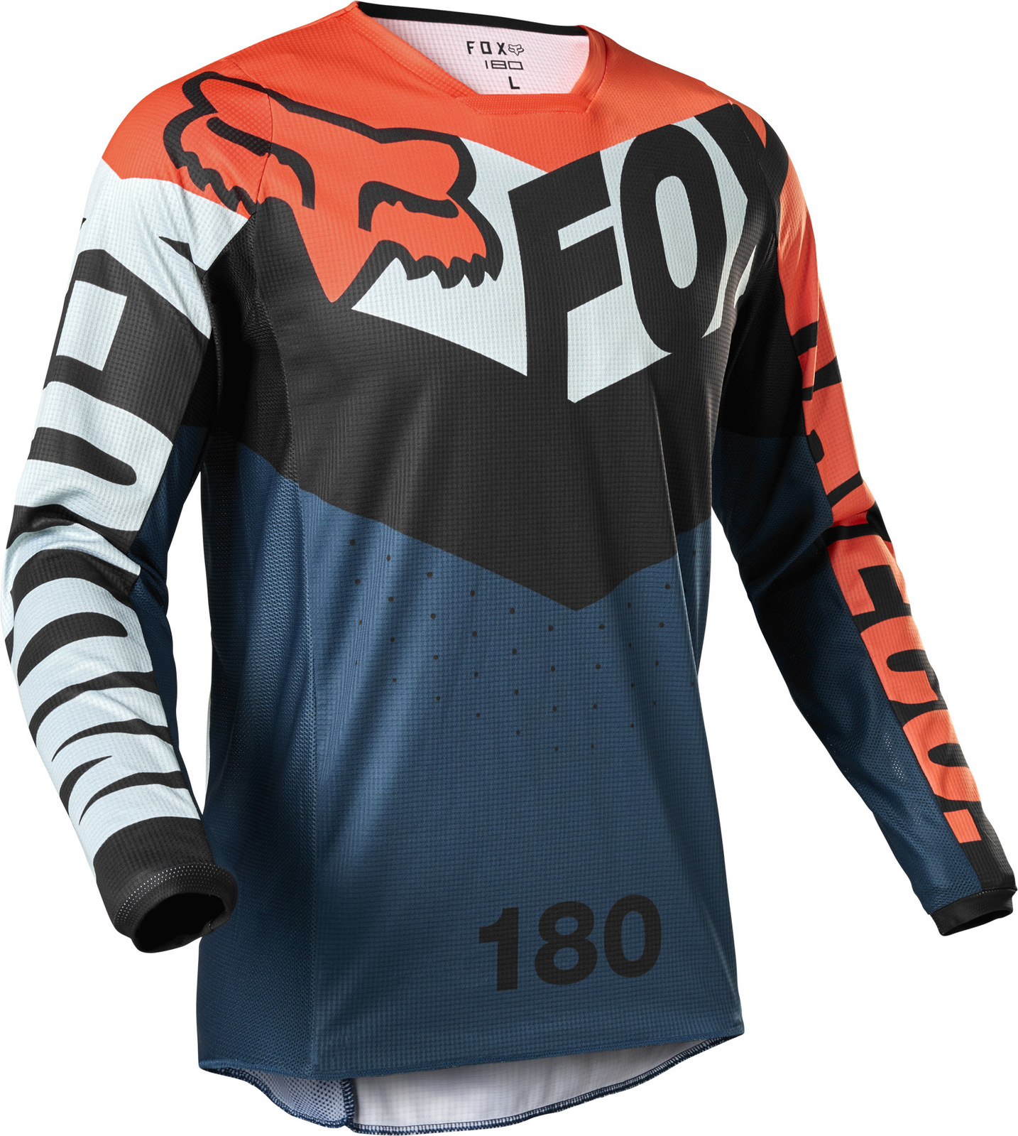 FOX 2022 180 TRICE GREY/ORANGE GEAR SET