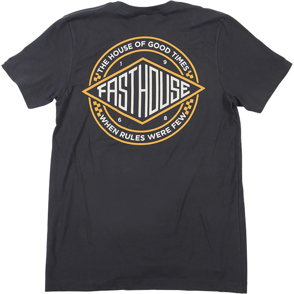 FASTHOUSE COASTAL BLACK TEE SHIRT