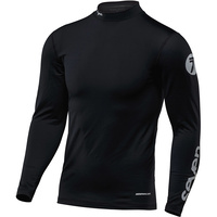 SEVEN ZERO STAPLE BLACK KIDS COMPRESSION JERSEY