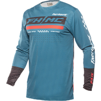 FASTHOUSE 2024 HELIX PODIUM RED / BLACK / TEAL JERSEY