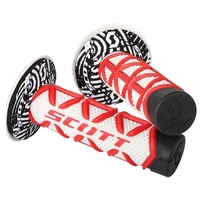 SCOTT DIAMOND RED/WHITE DOUBLE DENSITY GRIPS