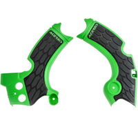 ACERBIS KAWASAKI KX450F 19-23 GREEN / BLACK X-GRIP FRAME GUARDS