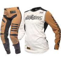 FASTHOUSE 2024 ELROD STAY GOLDEN CHALK / CAMEL WOMENS GEAR SET