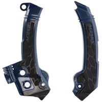 ACERBIS HUSQARNA TC / FC 23-25 TE / FE 24-25 BLUE / BLACK X-GRIP FRAME GUARDS