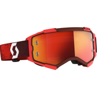 SCOTT FURY RED ORANGE CHROME GOGGLES