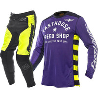 FASTHOUSE 2023 ORIGINALS AIR-COOLED PURPLE / HI-VIZ GEAR SET