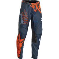 THOR 2023 SECTOR GNAR MIDNIGHT / ORANGE KIDS PANTS