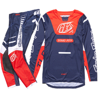 TROY LEE DESIGNS 2024 GP PRO BLENDS NAVY / ORANGE KIDS GEAR SET