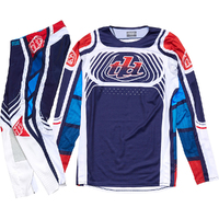 TROY LEE DESIGNS 2024 GP PRO WAVEZ NAVY / RED KIDS GEAR SET