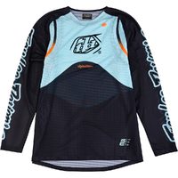 TROY LEE DESIGNS 2024 GP PRO WAVEZ PHANTON / TURQUOISE KIDS JERSEY