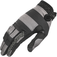 FASTHOUSE 2024 SPEED STYLE AKIN BLACK / GREY KIDS GLOVES