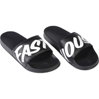 FASTHOUSE LOGO BLACK SLIDE SANDALS