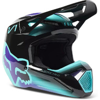 FOX 2023 V1 TOXSYK BLACK KIDS HELMET