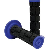 ODI MX ROGUE DUAL PLY BLACK / BLUE 120MM GRIPS