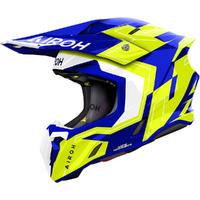 AIROH TWIST 3.0 DIZZY GLOSS BLUE / YELLOW HELMET