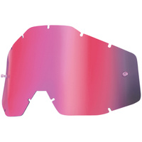 100% RACECRAFT, ACCURI & STRATA MIRRORED PINK LENS