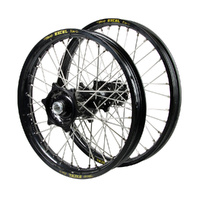 TALON HUSQVARNA TC 85 SX BW 21-24 BLACK/BLACK EXCEL WHEEL SET