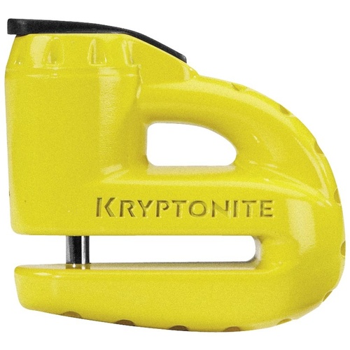 KRYPTONITE KEEPER 5-S2 YELLOW DISC LOCK W/ REMINDER