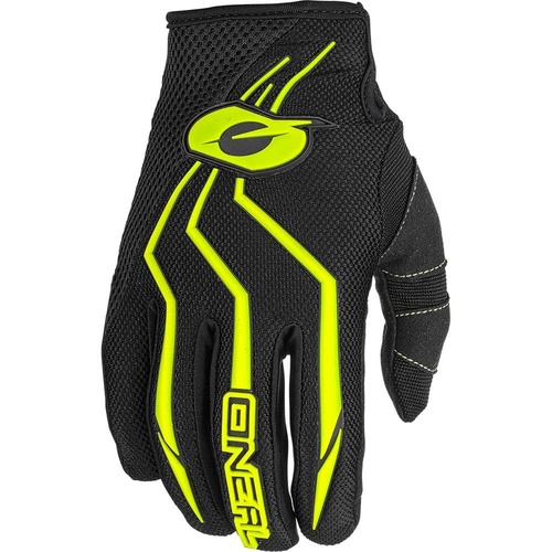 ONEAL 2019 ELEMENT BLACK/HI-VIZ KIDS GLOVES - XS