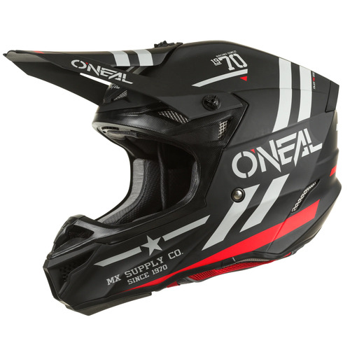 ONEAL 2022 5 SERIES SQUADRON BLACK / GREY HELMET - XL