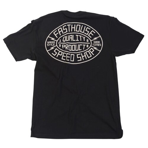 FASTHOUSE FORGE BLACK TEE - SM