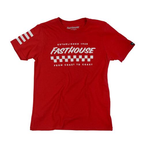 FASTHOUSE FACTION RED KIDS TEE - SM