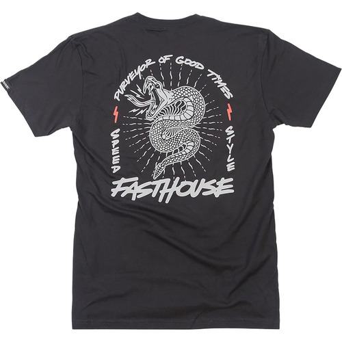 FASTHOUSE VENOM BLACK TEE SHIRT - SM