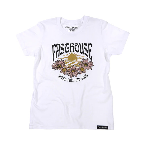 FASTHOUSE REVERIE WHITE GIRLS TEE - SM