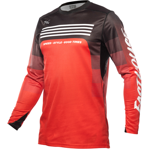 FASTHOUSE 2024 ELROD HYPERSONC RED JERSEY - S