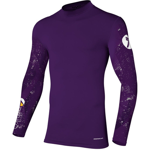 SEVEN 21.2 ZERO ETHIKA PURPLE COMPRESSION JERSEY - XL