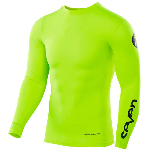 SEVEN 21.2 ZERO SLAY LASER CUT COMPRESSION FLO YELLOW JERSEY - SM