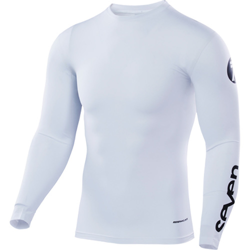 SEVEN ZERO STAPLE COMPRESSION KIDS WHITE JERSEY - M