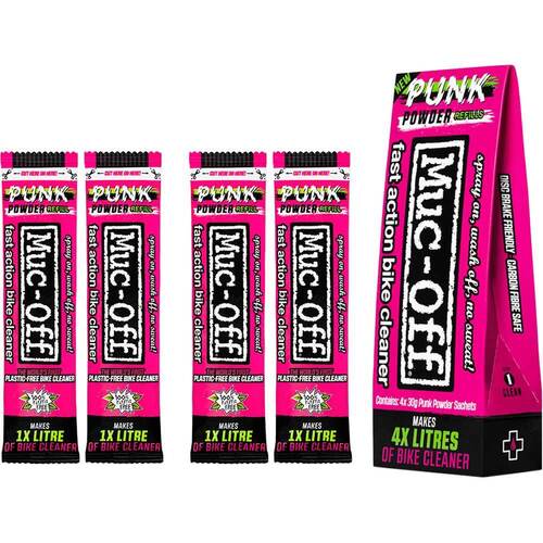 MUC-OFF PUNK POWDER BIKE CLEANER 4 PACK