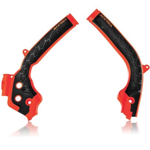 ACERBIS KTM/HUSQVARNA 16-17 X-GRIP ORANGE/BLACK FRAME GUARDS