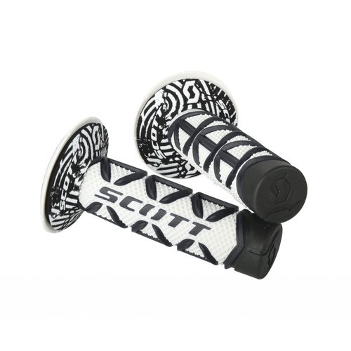 SCOTT DIAMOND BLACK/WHITE DOUBLE DENSITY GRIPS