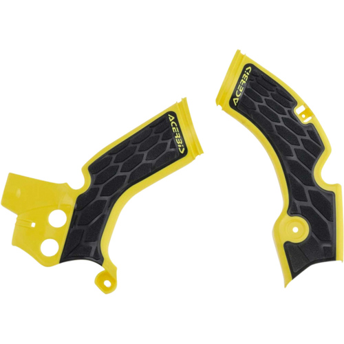 ACERBIS SUZUKI RMZ250 10-18 YELLOW / BLACK X-GRIP FRAME GUARDS