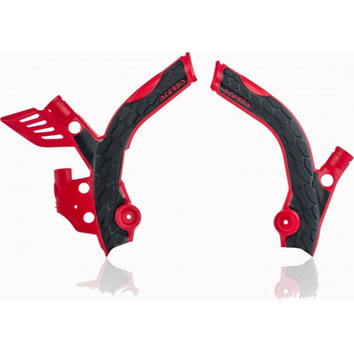 ACERBIS BETA RR 250-498 X-GRIP RED/BLACK FRAME GUARDS