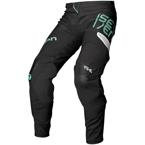 SEVEN 2021 RIVAL RAMPART BLACK/MINT PANTS - 30