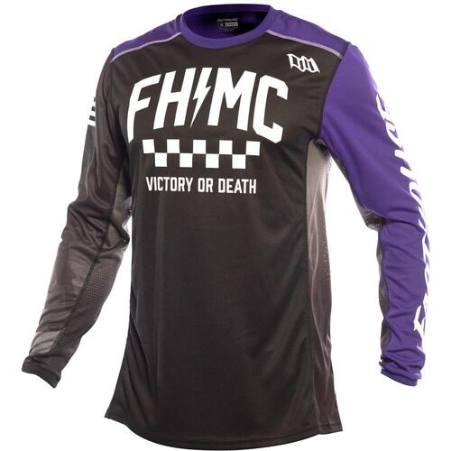 FASTHOUSE 2023 GRINDHOUSE ROYALE BLACK / PURPLE JERSEY - S