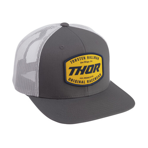 THOR CALIBER BLACK / GREY TRUCKER SNAPBACK