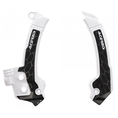 ACERBIS HUSQVARNA TC / FC 23-25 TE / FE 24-25 WHITE / BLACK X-GRIP FRAME GUARDS