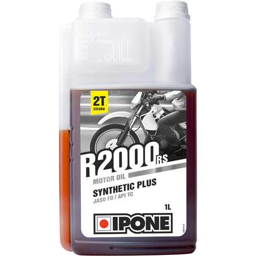 IPONE 1L R2300 RS 2-STROKE SEMI SYNTHETIC ENGINE OIL