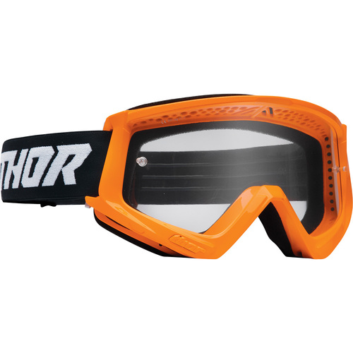 THOR COMBAT RACER FLURO ORANGE / BLACK KIDS GOGGLES