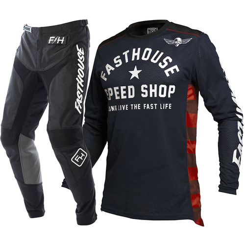 FASTHOUSE 2022 AIR COOLED NAVY / BLACK GEAR SET