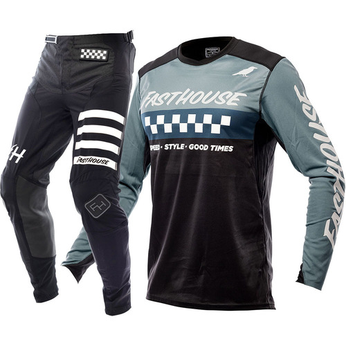 FASTHOUSE 2022 ELROD INDIGO / BLACK GEAR SET