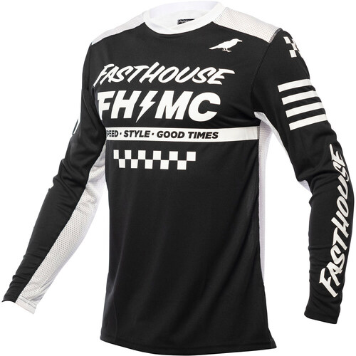 FASTHOUSE 2023 ELROD A / C BLACK KIDS JERSEY - MD