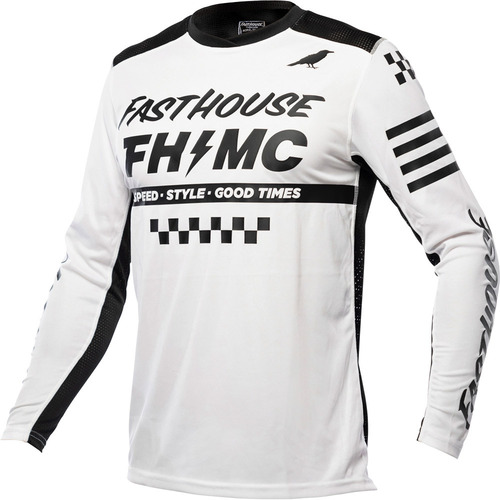 FASTHOUSE 2022 ELROD A / C WHITE KIDS JERSEY - SM