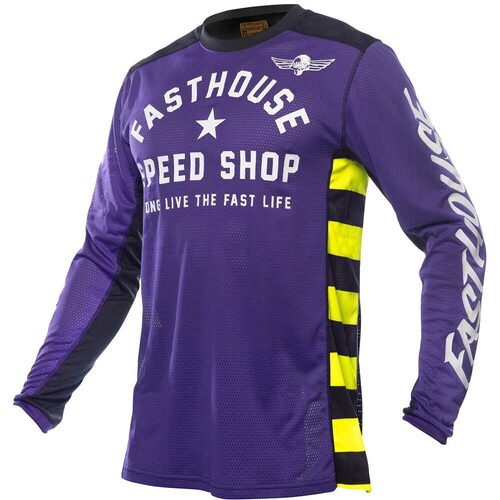 FASTHOUSE 2023 ORIGINALS AIR-COOLED PURPLE / BLACK JERSEY - L