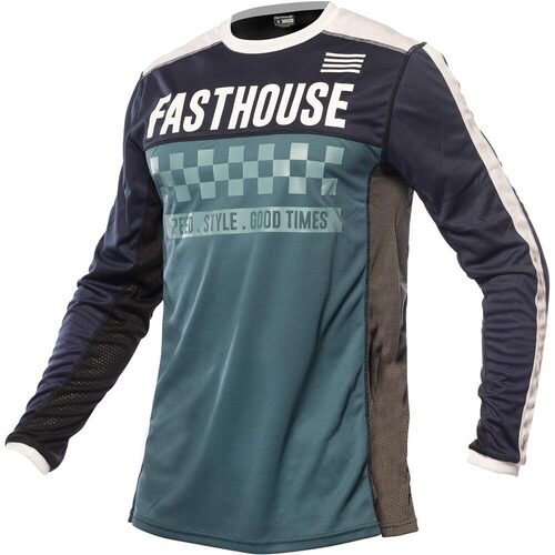 FASTHOUSE 2023 GRINDHOUSE TORINO BLUE / BLACK JERSEY - S