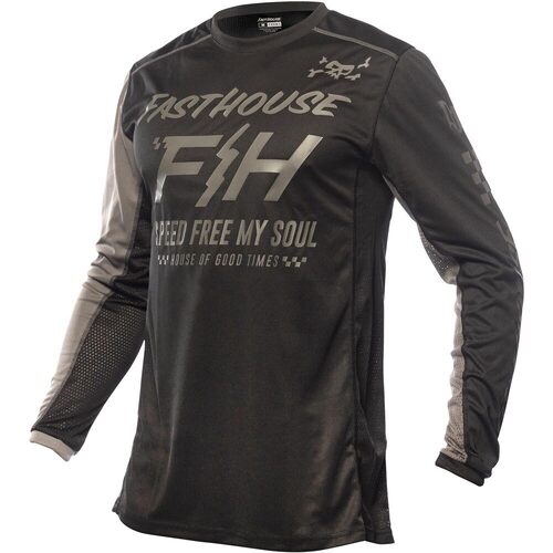 FASTHOUSE 2023 GRINDHOUSE SLAMMER BLACK / GREY JERSEY - S